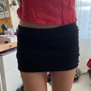 Classic Black Mini Skirt